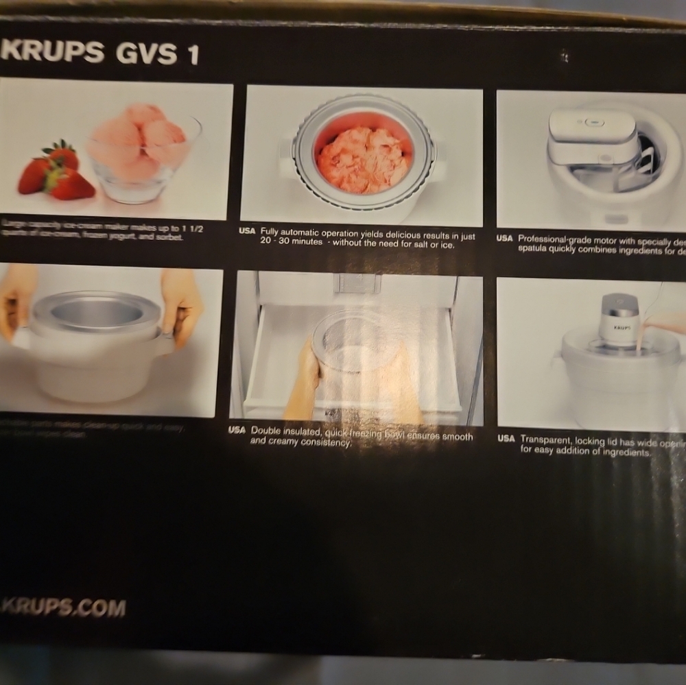 Krups Ice Cream Maker GVS 1